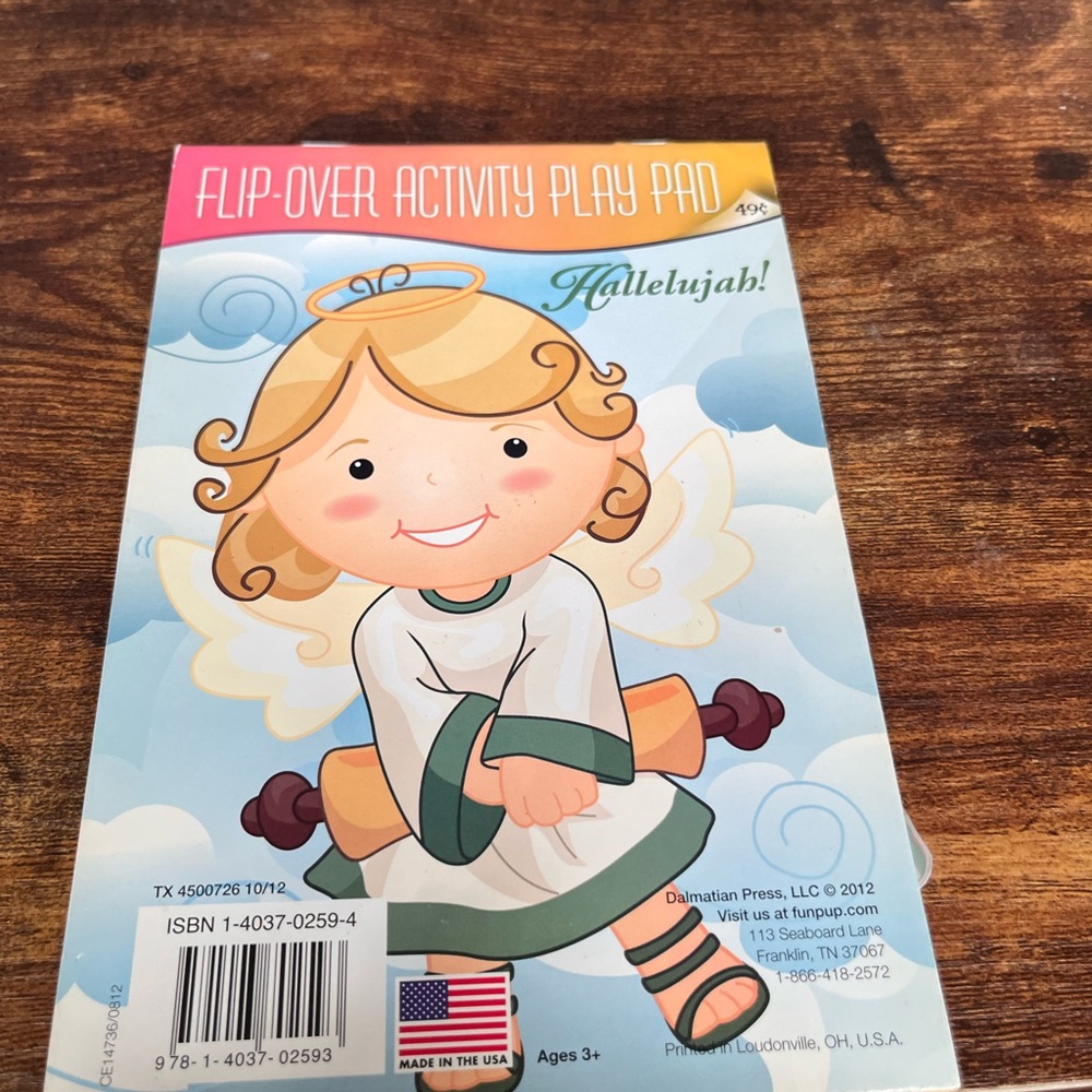 Flip-Over Activity Play Pad with Angel Design